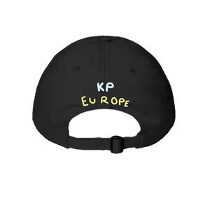 Black cap with 'KP EUROPE' text 